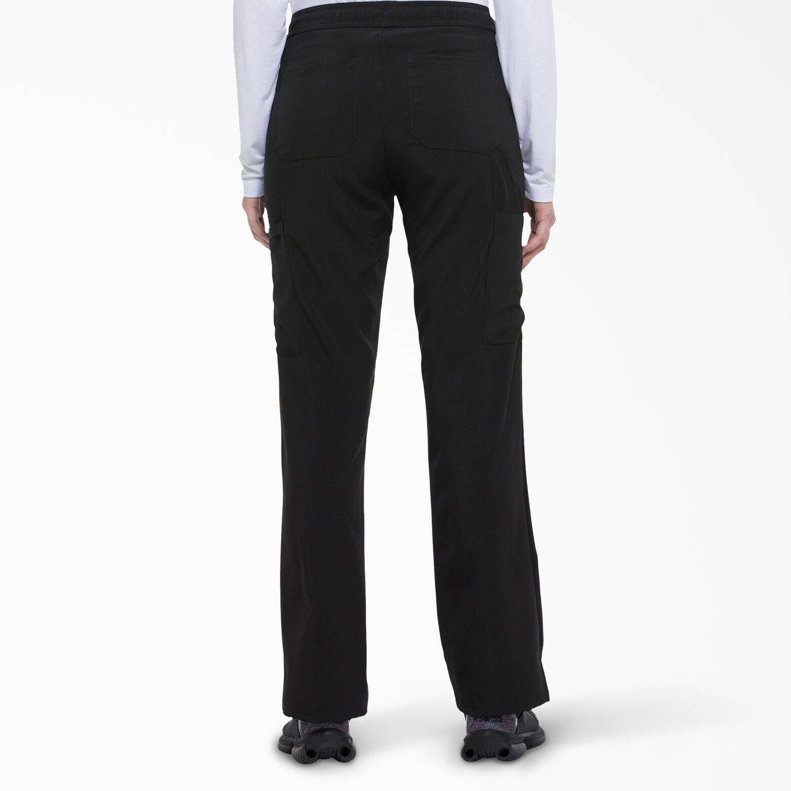 Dickies Mid Rise Straight Leg Drawstring Petite Pant DK106P KAK Khaki Free Ship Dickies Mid Rise Straight Leg Drawstring Petite Pant DK106P KAK Khaki Free Ship
